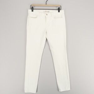 J Brand Skinny Leg Jeans Womens 28 White  Stretch Denim Low Rise‎